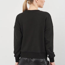 Load image into Gallery viewer, Sweatshirt Classics Logo Crew Neck Women&#39;s Sweater - Black - Allsport

