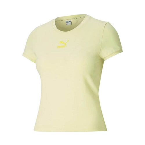 Classics Fitted Women's Tee - Yellow Pear - Allsport