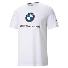 Load image into Gallery viewer, BMW M Motorsport Essentials Logo Men&#39;s Tee - White - Allsport
