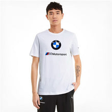 Load image into Gallery viewer, BMW M Motorsport Essentials Logo Men&#39;s Tee - White - Allsport
