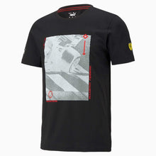 Load image into Gallery viewer, Ferrari Race Graph.Tee PuBlk - Allsport
