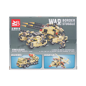 Toy Building Block Series War Border Stuggle 121pcs