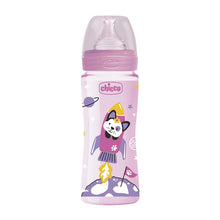 Load image into Gallery viewer, Chicco Bottle Colorful Plastic 330ml Pink 4M+
