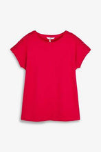 Load image into Gallery viewer, 605706 SS LACE TEE RED 8 TOPS - Allsport
