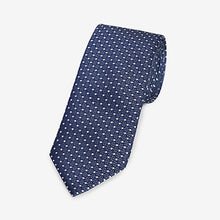 Load image into Gallery viewer, Navy Blue Spot Pattern Tie
