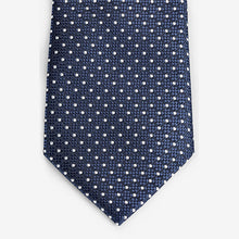 Load image into Gallery viewer, Navy Blue Spot Pattern Tie
