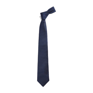 Navy Blue Spot Pattern Tie