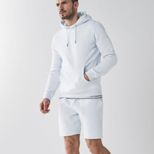 Load image into Gallery viewer, Light Blue Plain Jersey Hoodie - Allsport
