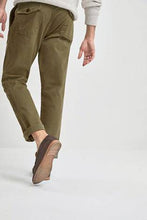 Load image into Gallery viewer, Green Slim Fit Military Chinos Trouser - Allsport
