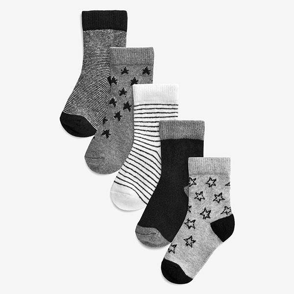 Socks Five Pack (0mth-2yrs) - Allsport