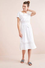 Load image into Gallery viewer, 610908 HS SS BROD DRS WHITE 6 DRESSES - Allsport
