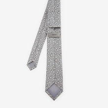 Load image into Gallery viewer, Sage Daisy Slim Tie With Tie Clip - Allsport
