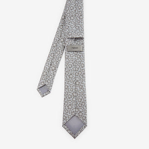 Sage Daisy Slim Tie With Tie Clip - Allsport