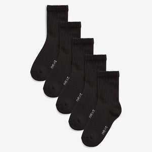 Cushioned Footbed Sport Socks 5 Pack (Older Boys)