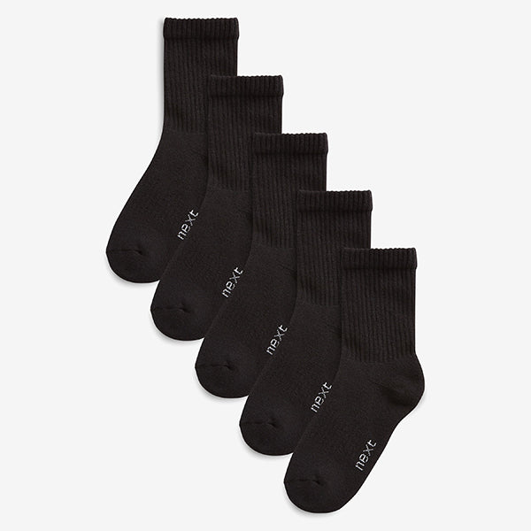 Cushioned Footbed Sport Socks 5 Pack (Older Boys)