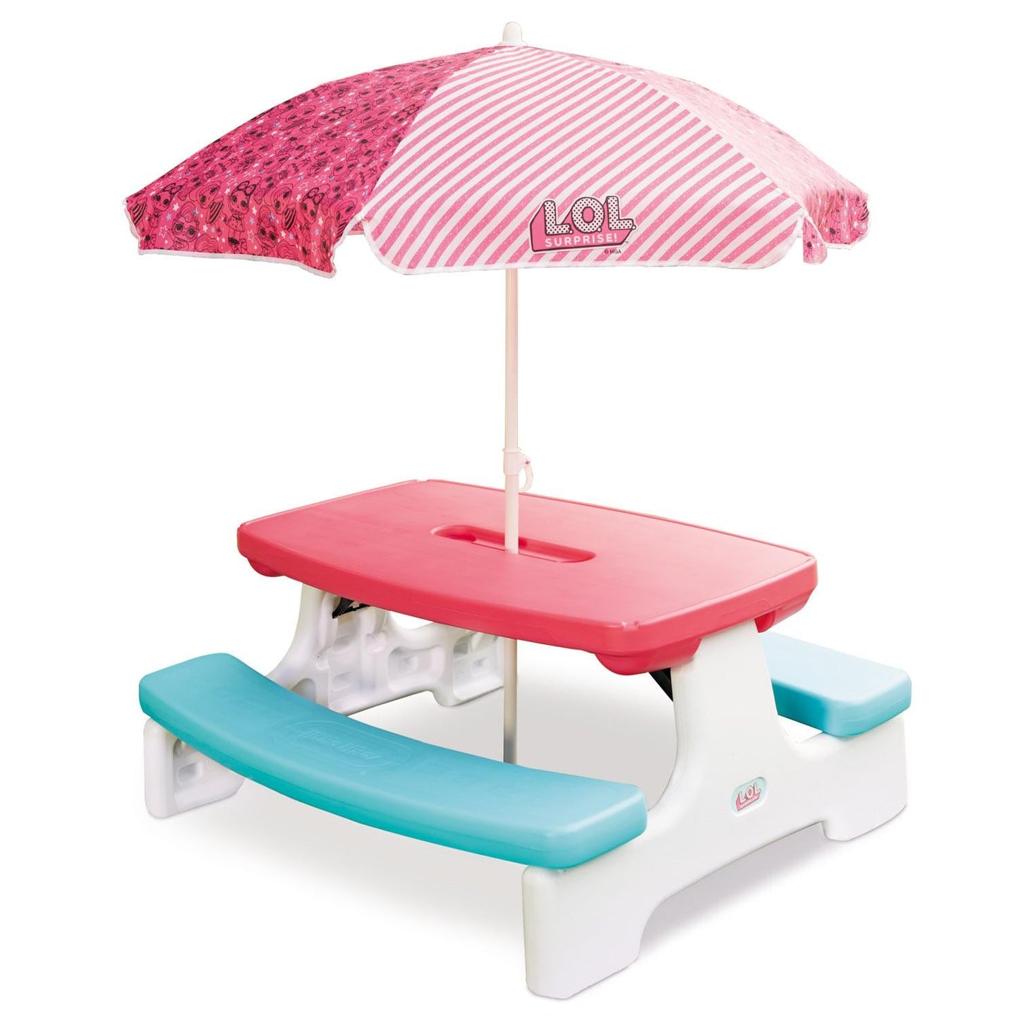 LOL SURPRISE™ BIRTHDAY PARTY TABLE WITH UMBRELLA