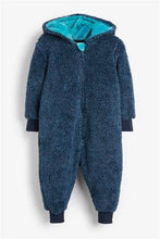 Load image into Gallery viewer, NAVY SPINE DINO SLEEPSUITS  (12MTHS-6YRS) - Allsport
