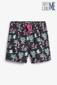 NEON FLAMINGO SHORT (3-11YRS) - Allsport