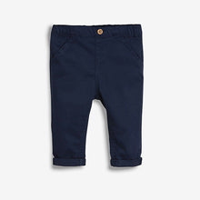 Load image into Gallery viewer, Navy Blue Baby Chinos (0-18mths)

