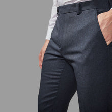 Load image into Gallery viewer, Navy Skinny Fit Puppytooth Trousers - Allsport
