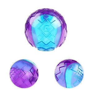 GiGwi Ball with Squeaker purple/blue (S - L) - Allsport