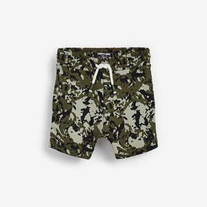 Camouflage/Green/ Black 3 Pack Jersey Shorts (3mths-5yrs) - Allsport