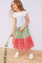 Load image into Gallery viewer, MAXI TIER FRUIT SALAD HIGH SUMMER DRESS (3-12YRS) - Allsport
