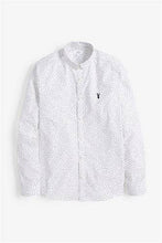 Load image into Gallery viewer, WHITE PRINT SLIM FIT LONG SLEEVE STRETCH OXFORD - Allsport
