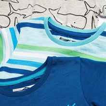 Load image into Gallery viewer, 3PK BLUE SHARK T-SHIRTS (6MTHS-5YRS) - Allsport
