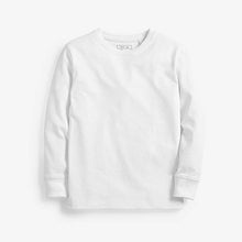 Load image into Gallery viewer, White Long Sleeve Cosy T-Shirt (3-12yrs) - Allsport
