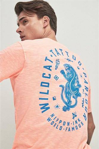 626680 CORAL NVY BACK PRINT X to SMALL GRAPHIC - Allsport