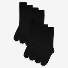 Load image into Gallery viewer, Black Signature Bambou 8 Pack Socks - Allsport
