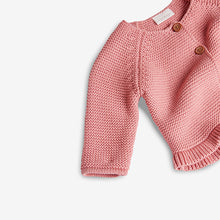 Load image into Gallery viewer, Baby Pink Frill Hem Cardigan (0mths-18mths) - Allsport
