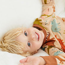 Load image into Gallery viewer, Teal / Blue Dino 3 Pack Snuggle Pyjamas (9mths-6yrs) - Allsport
