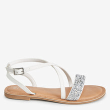 Load image into Gallery viewer, CROSS STRAP SNDL WHT - Allsport
