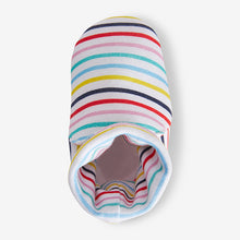 Load image into Gallery viewer, 2 Pack Navy Rainbow/Stripe  Cotton Rich Baby Booties (0-18mths) - Allsport
