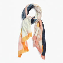Load image into Gallery viewer, Navy Sunset Foil Lightweight Scarf - Allsport
