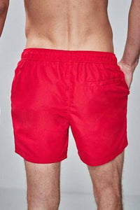 Red Essential Swim Shorts - Allsport