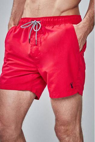Red Essential Swim Shorts - Allsport