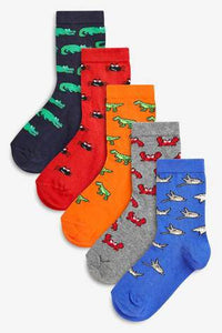 5PK CONVERSATION SOCKS - Allsport