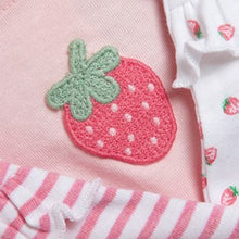 Load image into Gallery viewer, 3PK STRAWBERRY TOPS (0-12MTHS) - Allsport
