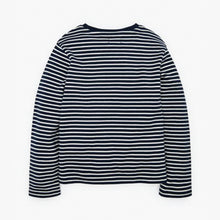 Load image into Gallery viewer, Navy Stripe Unicorn Long Sleeve Top (3-12yrs) - Allsport
