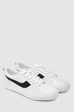 Load image into Gallery viewer, 640758 LACE UP LTHR WHITE 3.5 EU 36 LOW - Allsport
