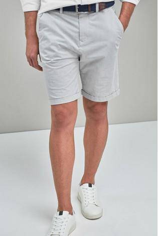 GREY SMART BELT STRIPE SHORT - Allsport