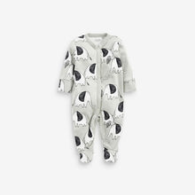 Load image into Gallery viewer, Green 3 Pack Multi Print Sleepsuits (0mths-12mths) - Allsport
