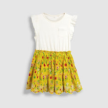 Load image into Gallery viewer, YELLOW FLORAL DRESS (3-11YRS) - Allsport
