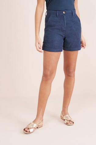 646310 LIN SHORT NVY SS19 6 LINEN - Allsport