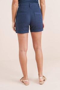 646310 LIN SHORT NVY SS19 6 LINEN - Allsport