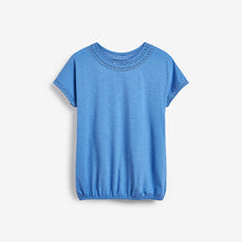 Load image into Gallery viewer, Blue Bubble Hem T-Shirt - Allsport
