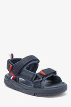 Load image into Gallery viewer, Chunky Trekker Navy Sandals - Allsport
